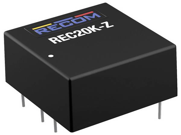 RECOM REC20K-4812SZ DC/DC měnič napětí do DPS 48 V 12 V 1.667 A 20 W Počet výstupů: 1 x Obsah 1 ks