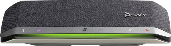 HP Poly Sync 40+ konferenční telefon Bluetooth® bluetooth, tlumení šumu, Vhodné např. pro Microsoft Teams, Zoom, handsfree černá, stříbrná