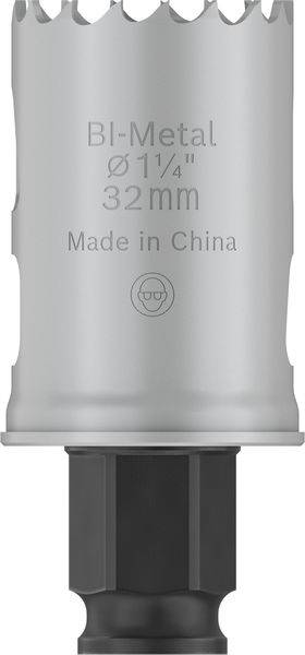 Pilový věnec z bimetalu, Ø32mm, vyrobeno v Číně, s ozubenými okraji pro opracování dřeva.