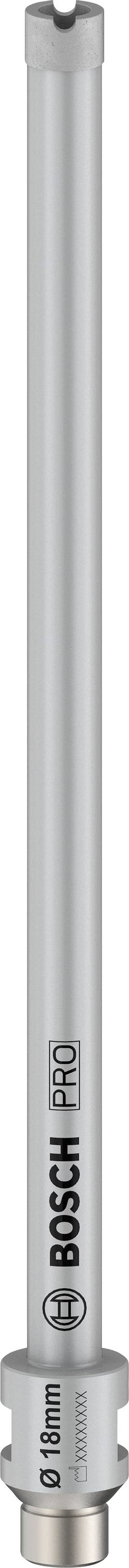 Stříbrný vrták značky Bosch s nápisem "11 mm".
