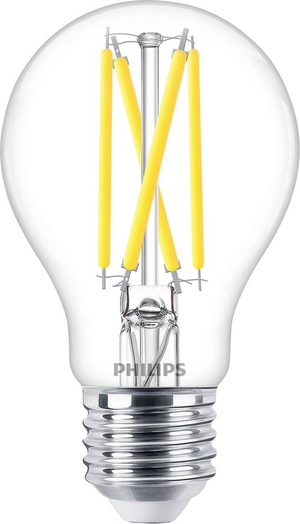 Philips 31165700 LED Energetická třída (EEK2021) D (A - G) E27 klasická žárovka 5.9 W = 60 W teplá bílá (Ø x v) 60 mm x 108 mm stmívatelné (Dimtone) 1 ks