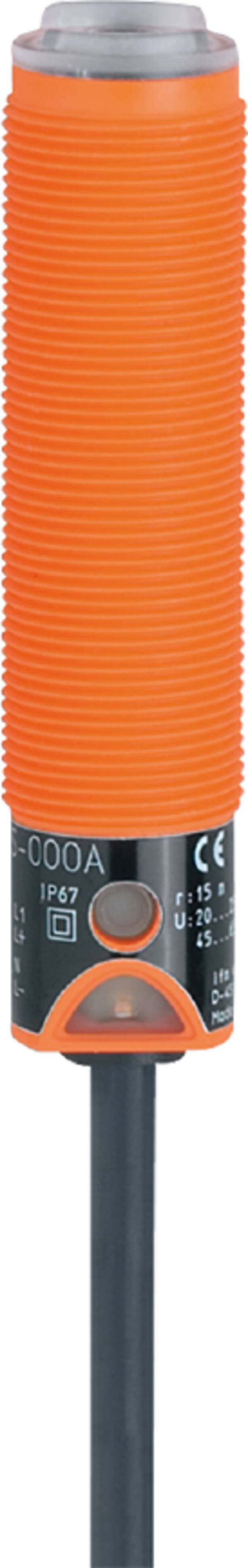 ifm Electronic OG0038 jednocestná světelná závora, OG0038, přijímač, spínání za tmy, 20, 20 - 250, 250 V/DC, V/AC, 1 ks