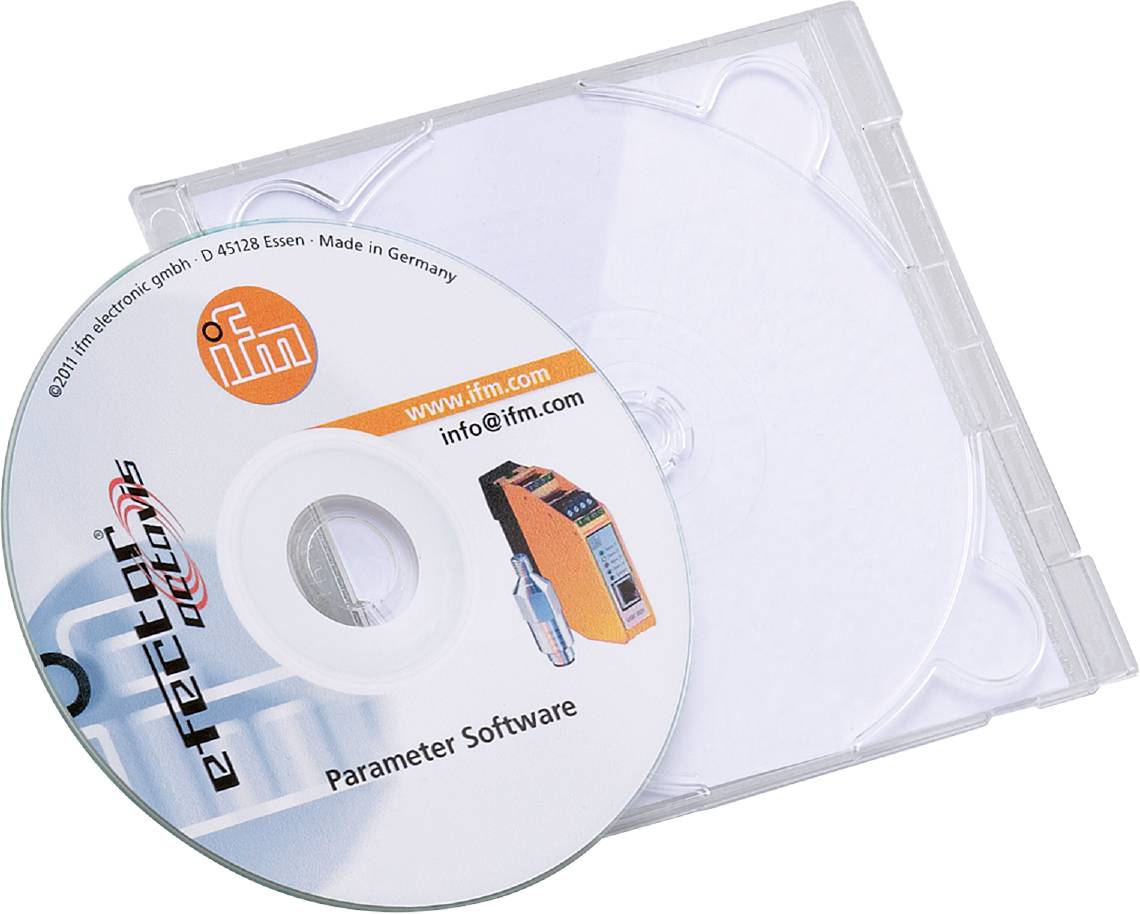CD obal s nápisem 'Parameter Software'. Obsahuje logo společnosti a kontaktní údaje. Zabaleno v průhledném obalu.