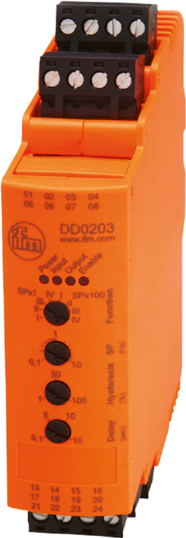 ifm Electronic snímač otáček DD0203 110 - 240, 27 V/AC, V/DC (d x š x v) 93 x 25.4 x 109.1 mm 1 ks