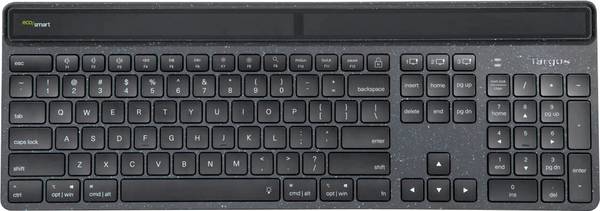 Targus EcoSmart bezdrátový klávesnice anglická, QWERTY černá s číselnou klávesnicí