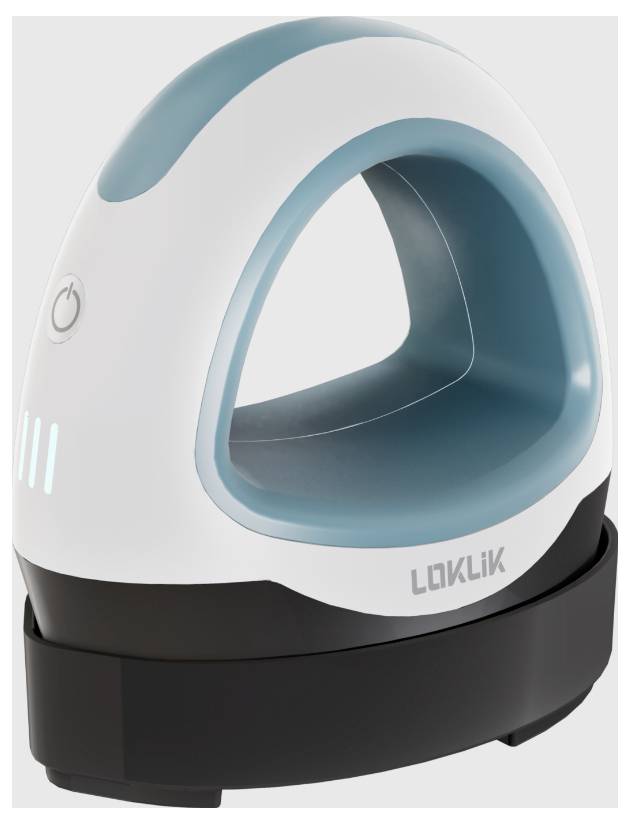 Moderní kompaktní 3D tiskárna s bílo-modrým krytem a dotykovým ovládacím panelem.