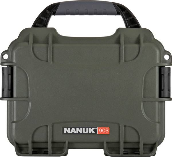NANUK Mod. 903 Transportní kufřík, (š x v x h) 188 x 79 x 124 mm, armádní zelená , 903S-000OL-0A0