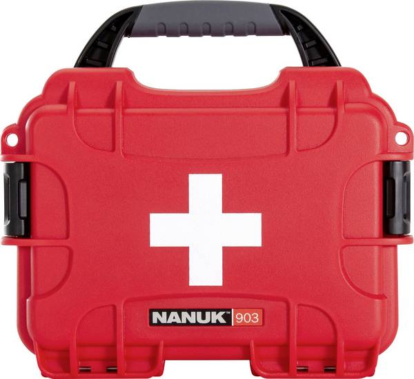 NANUK 903-FSA9 Kufřík první pomoci NANUK Mod. 903, prázdný, 188 x 124 x 79 mm  188 x 79 x 124 červená