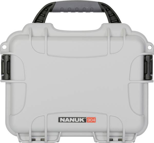NANUK Mod. 904 Transportní kufřík, (š x v x h) 213 x 94 x 152 mm, stříbrná, 904-0005