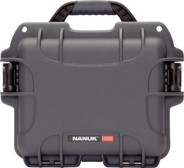 NANUK Mod. 908 Transportní kufřík, (š x v x h) 241 x 190 x 190 mm, grafit, 908-0007