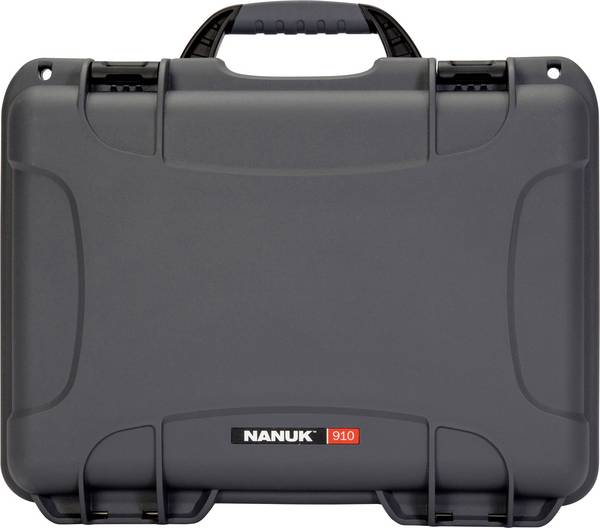 NANUK Mod. 910 Transportní kufřík, (š x v x h) 336 x 104 x 234 mm, grafit, 910-0007