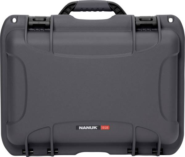 NANUK Mod. 918 Transportní kufřík, (š x v x h) 378 x 218 x 249 mm, grafit, 918-0007