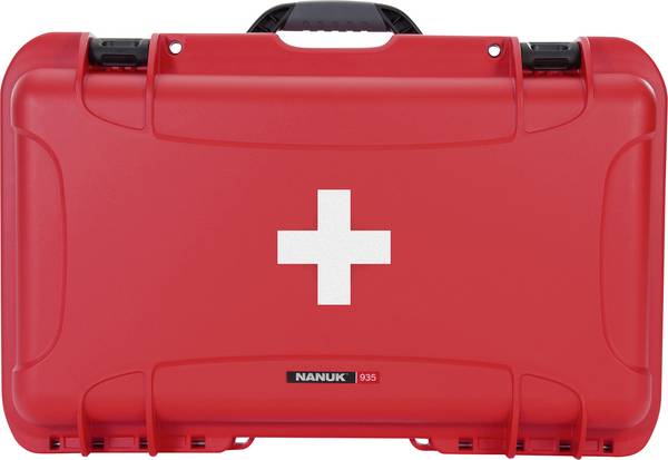 NANUK 935-FSA9 Kufřík první pomoci NANUK Mod. 935, prázdný, 521 x 287 x 191 mm  521 x 191 x 287 červená