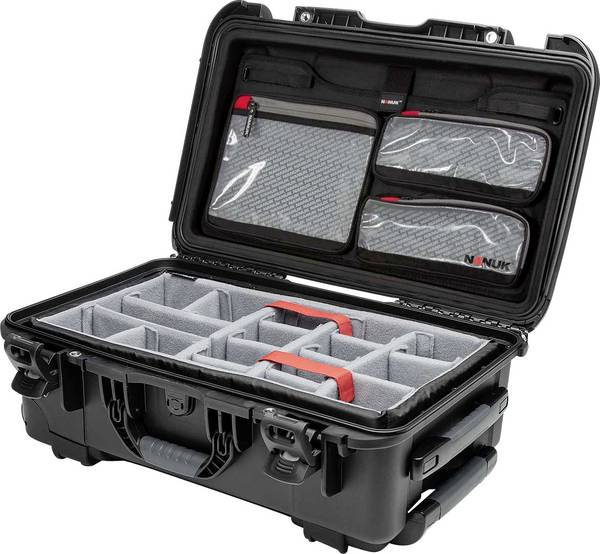 NANUK Mod. 935 Transportní kufřík, (š x v x h) 521 x 191 x 287 mm, černá, 935S-060BK-0A0
