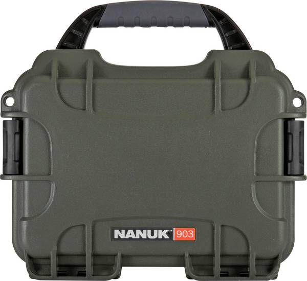 NANUK Mod. 903 Transportní kufřík, (š x v x h) 188 x 79 x 124 mm, armádní zelená , 903S-010OL-0A0
