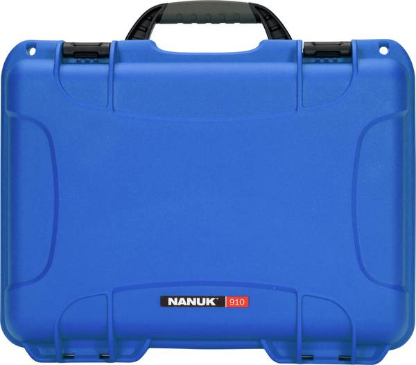 NANUK Mod. 910 Transportní kufřík, (š x v x h) 336 x 104 x 234 mm, modrá, 910-1008