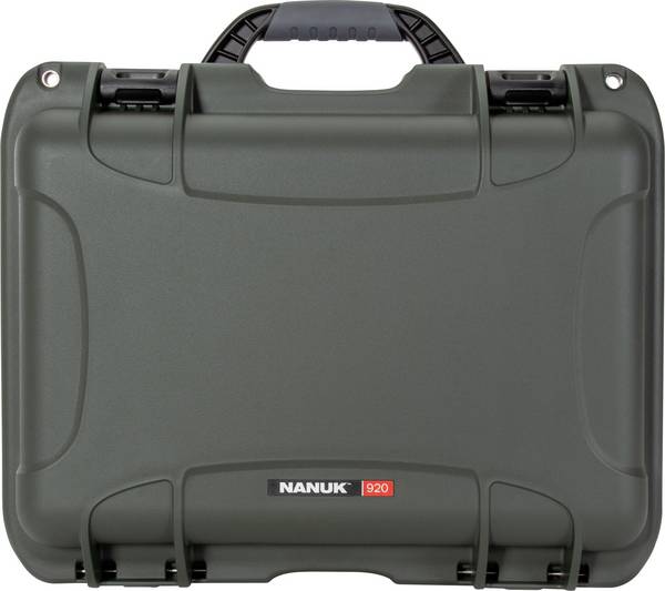 NANUK Mod. 920 Transportní kufřík, (š x v x h) 381 x 157 x 267 mm, armádní zelená , 920-1006