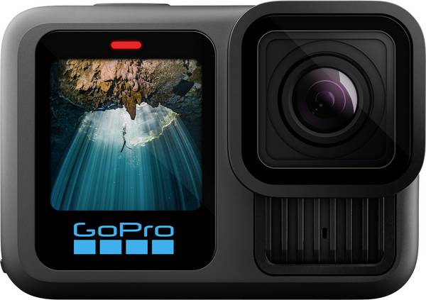 GoPro HERO13 Black Sportovní outdoorová kamera 5,3 K, 4K, 2,7K, Full HD, Bluetooth, duální displej, dotyková obrazovka, odolné proti prachu, odolné proti vodě, Wi-Fi, časová prodleva, stabilizace obrazu, zpomalený pohyb