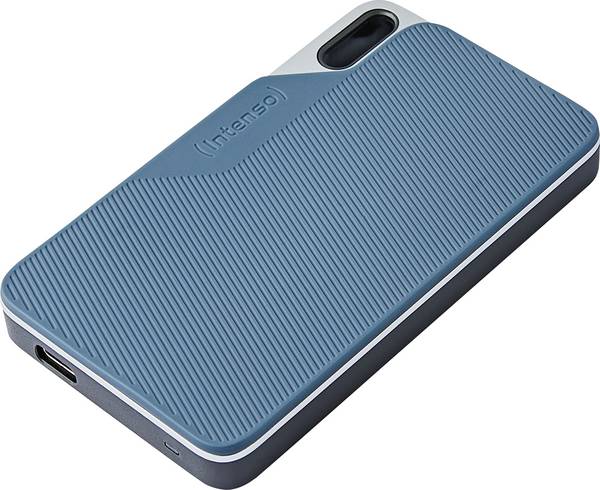 Intenso TX100 250 GB, externí SSD disk, USB-C™ (USB 3.2 Gen 1), šedomodrá