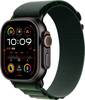 Apple Watch Ultra 2 (2024) GPS + Cellular 49 mm Titanový kryt Řemínek Alpine Loop tmavě zelená L
