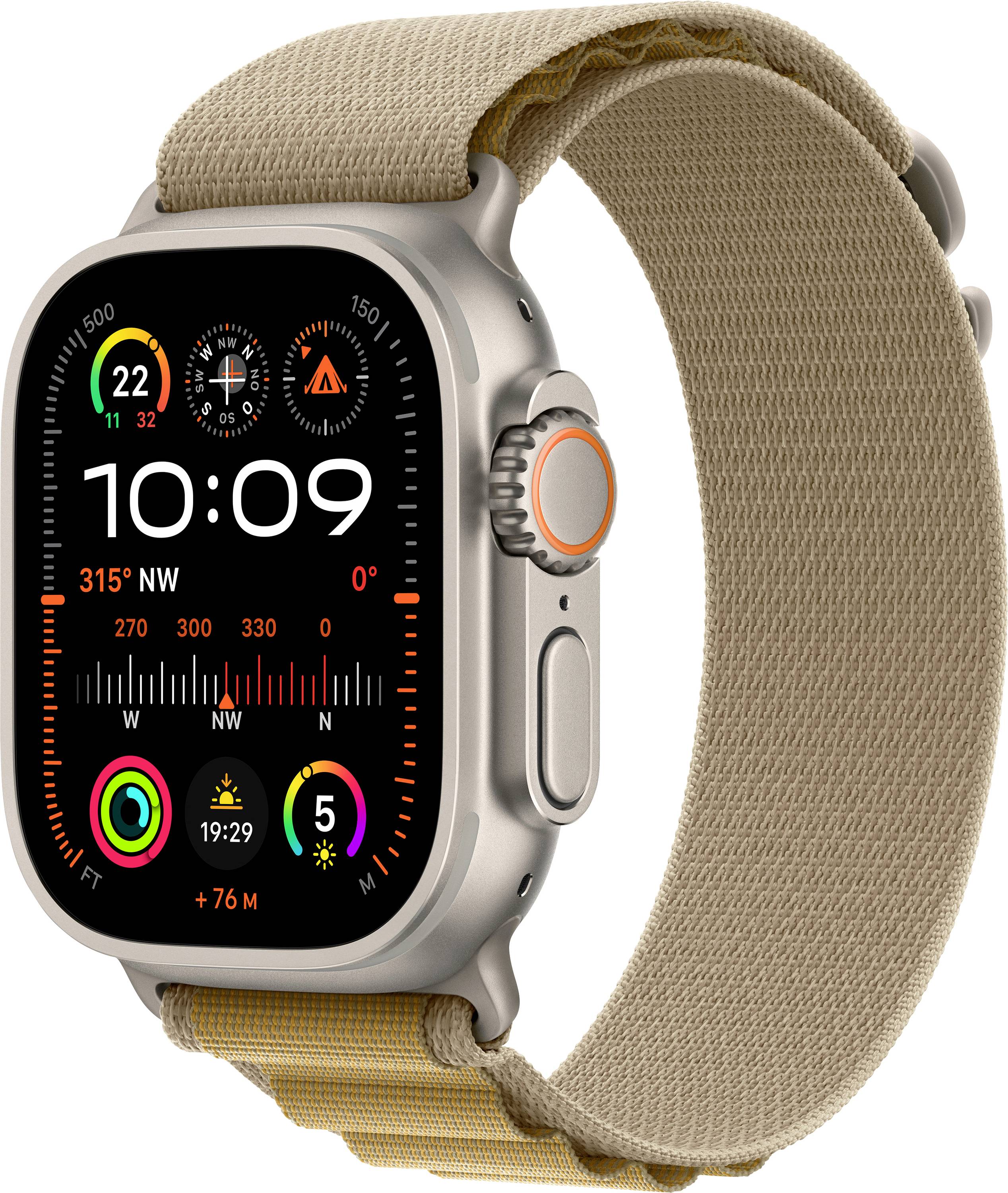Apple Watch Ultra 2 (2024) GPS + Cellular 49 mm Titanový kryt Řemínek Alpine Loop mandlová M