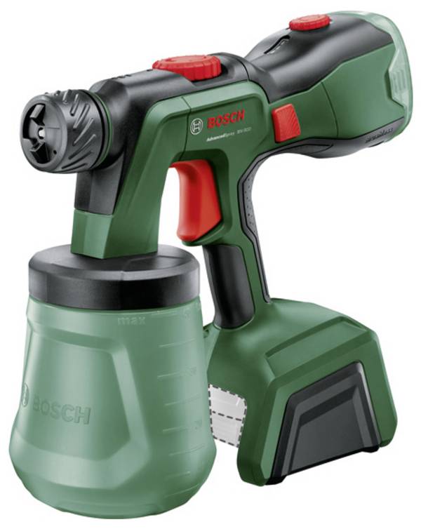 Bosch Home and Garden AdvancedSpray 18V-500 akumulátorová pistole pro nástřik barev, 18.0 V, 0603208201