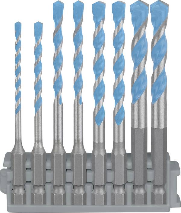 Bosch Accessories 2608901455, 2608901455 sada víceúčelového vrtáku, 3 mm, 4 mm, 5 mm, 5 mm, 6 mm, 6 mm, 8 mm, 8 mm