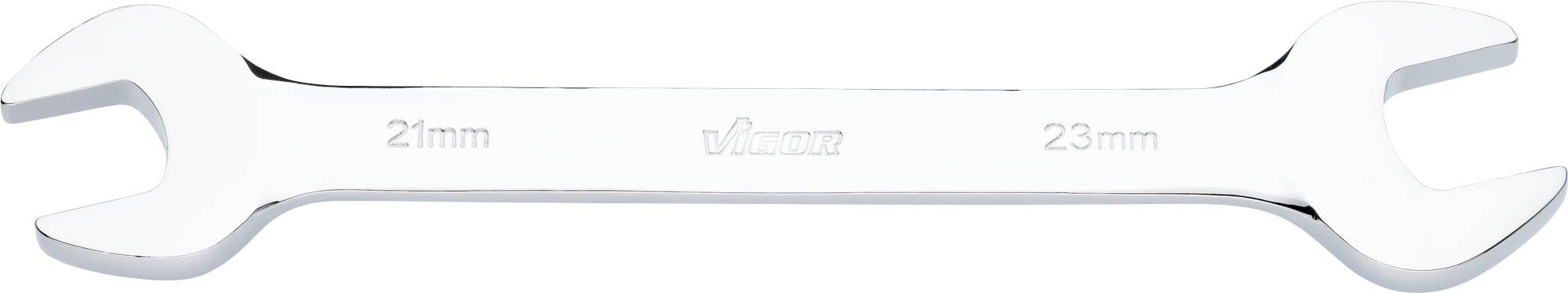 Vigor V7730-21X23 oboustranný plochý klíč Délka klíče (cm) (jen pro nadpis) 21 - 23 mm