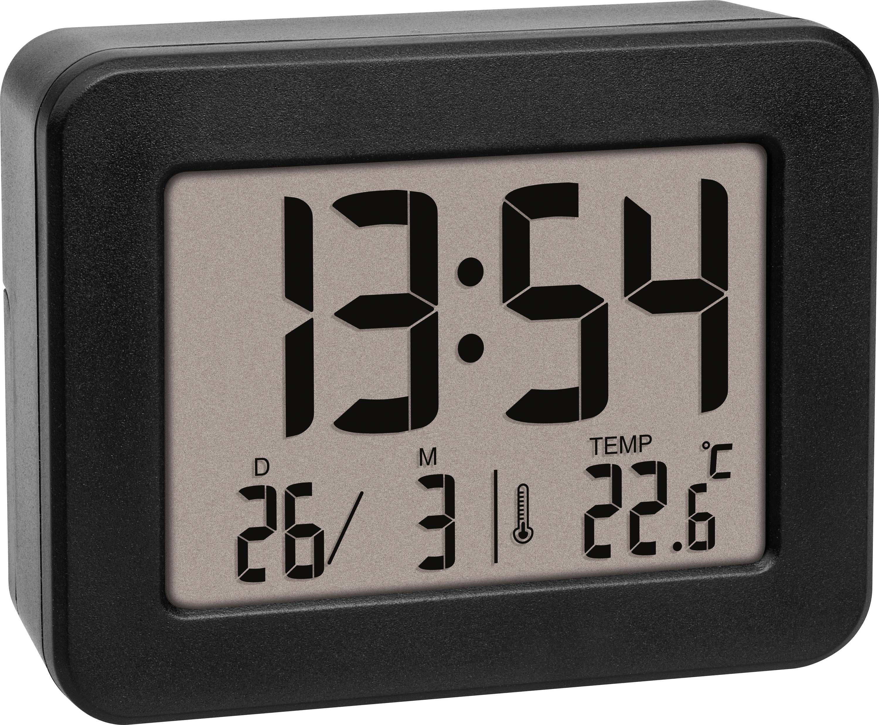 Digitální hodiny s časem '13:54', datem '26/31' a teplotou '22,6°C'.