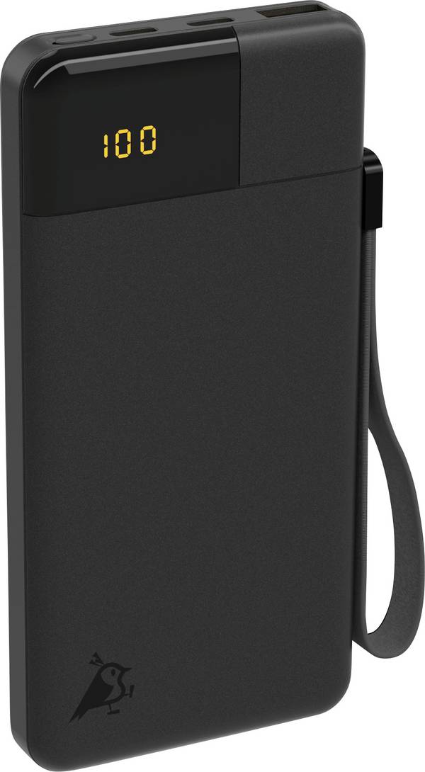 Aqiila Powerbird B10B powerbanka Li-Pol, 10000 mAh, USB-A, USB-C®, černá