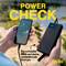 Dvě ruce drží smartphone a powerbastu. Na powerbance je zobrazeno '89%'. Text: 'Rychlý pohled na vaši zbývající energii.'