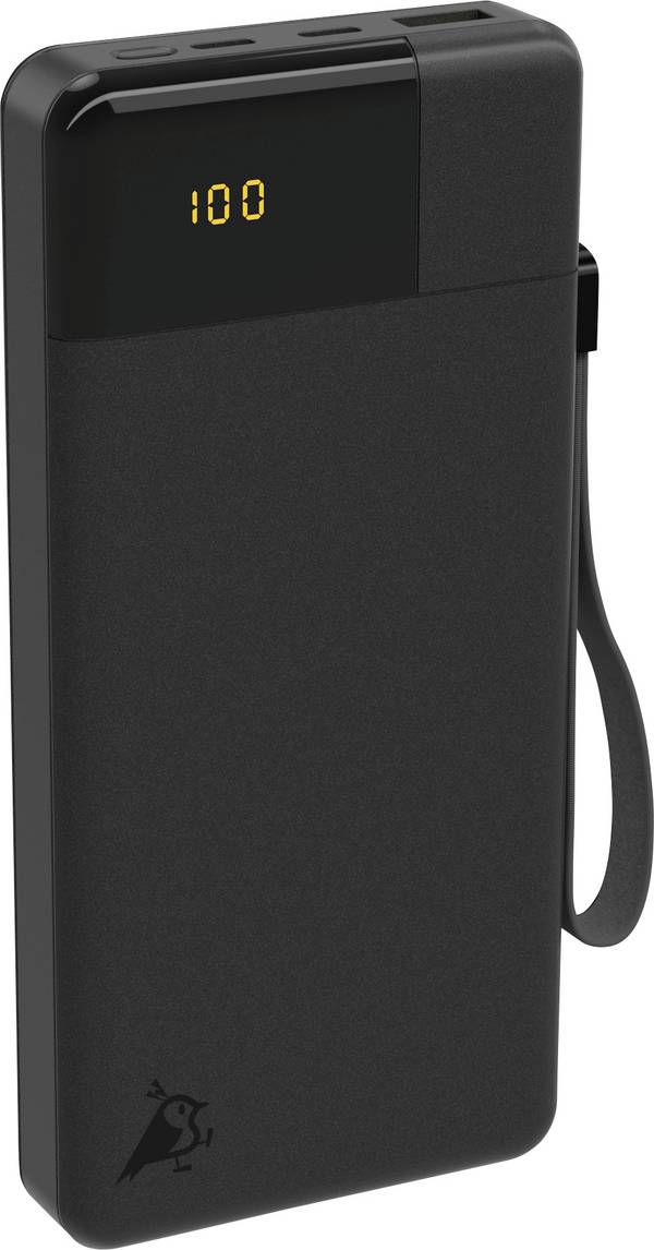 Aqiila B20+B powerbanka Li-Pol, 20000 mAh, USB-A, USB-C®, černá