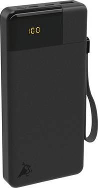 Aqiila B20+B powerbanka Li-Pol, 20000 mAh, USB-A, USB-C®, černá