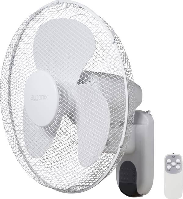 Sygonix  nástěnný ventilátor  45 W (Ø x v) 430 mm x 480 mm bílá
