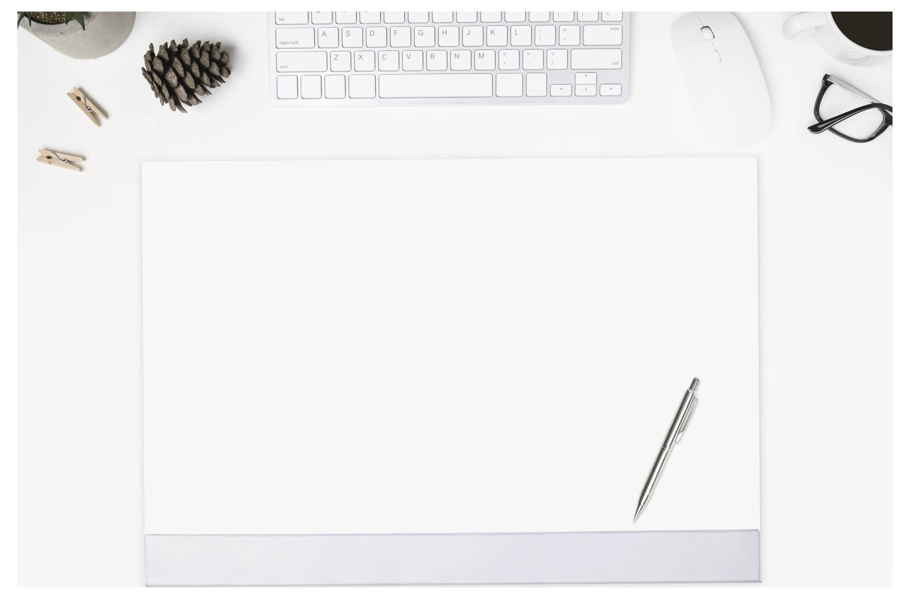 Sigel HO280 psací podložka undatiert čisté bílá (š x v) 59.5 cm x 41 cm 30 listů 1 ks blanko Protect-2