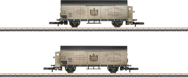 Märklin 82553 2-dílná sada nákladních vozů Kessler pro přepravu nákladem DRG