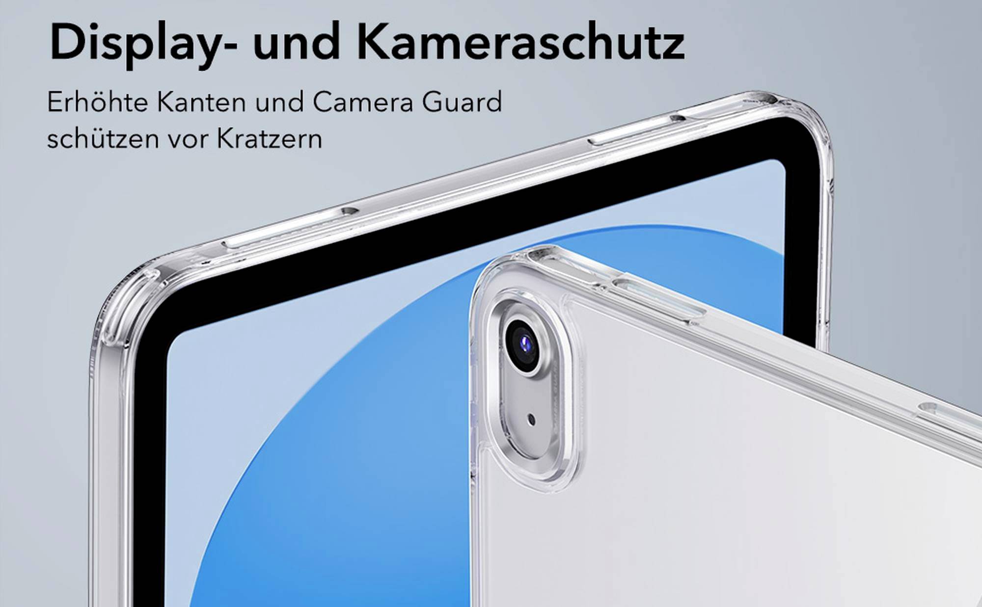 Obal na mobilní telefon chrání displej a fotoaparát smartphonu. Zvýšené okraje a ochrana fotoaparátu zabraňují poškrábání.