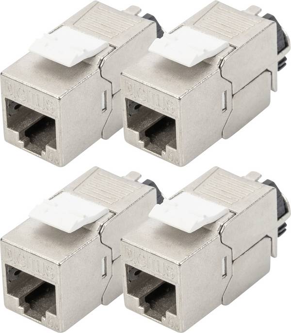 Digitus DN-93617-4 RJ45 vestavný modul Keystone CAT 6A 4 ks