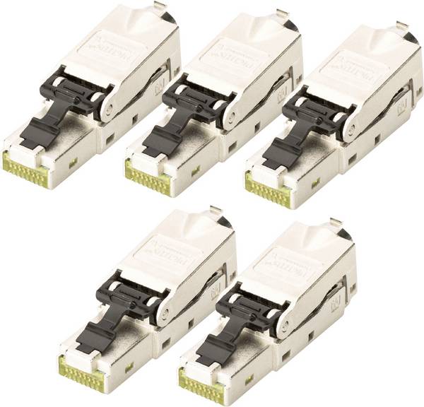 Digitus DN-93631-5 RJ45 vestavný modul Keystone CAT 6A 5 ks