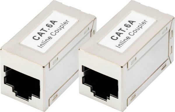 Digitus DN-93905-2 pouzdro spojky RJ45   Počet pólů 8 stříbrná 2 ks