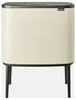 brabantia Bo Touch Bin 201585 odpadkový koš, 34 l, ocel, (d x š x v) 312 x 540 x 680 mm, béžová, otevírání víka one-touch, 1 ks
