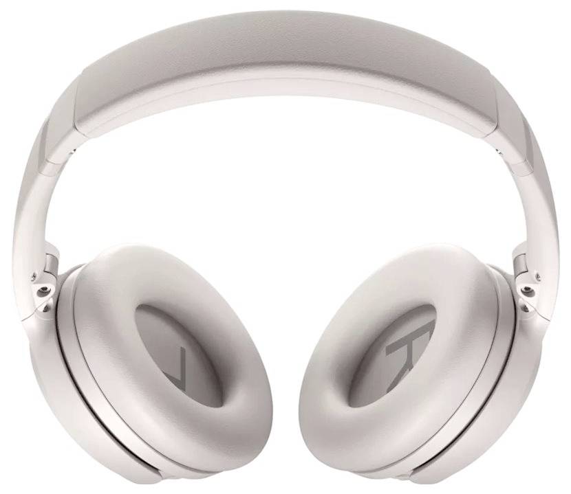 Bezdrátové béžové over-ear sluchátka s polstrovanými náušníky a obloukem. Ideální pro poslech hudby a potlačení okolního hluku.