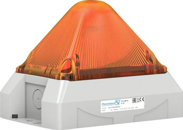 Pfannenberg bleskovka Xenon PY X-M-05 10-57V DC AM RAL7035 21550814055 oranžová oranžová zábleskové světlo 60 V/DC