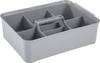 Curver 243837 Úložný box, HANDY, (d x š x v) 366 x 263 x 104 mm, stříbrná, 1 ks