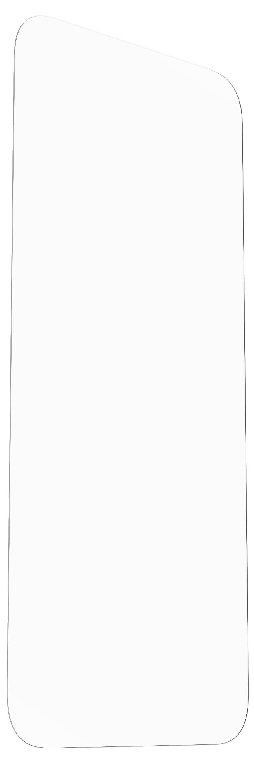 Prázdný displej smartphonu ve svislém formátu bez viditelných detailů nebo textu.