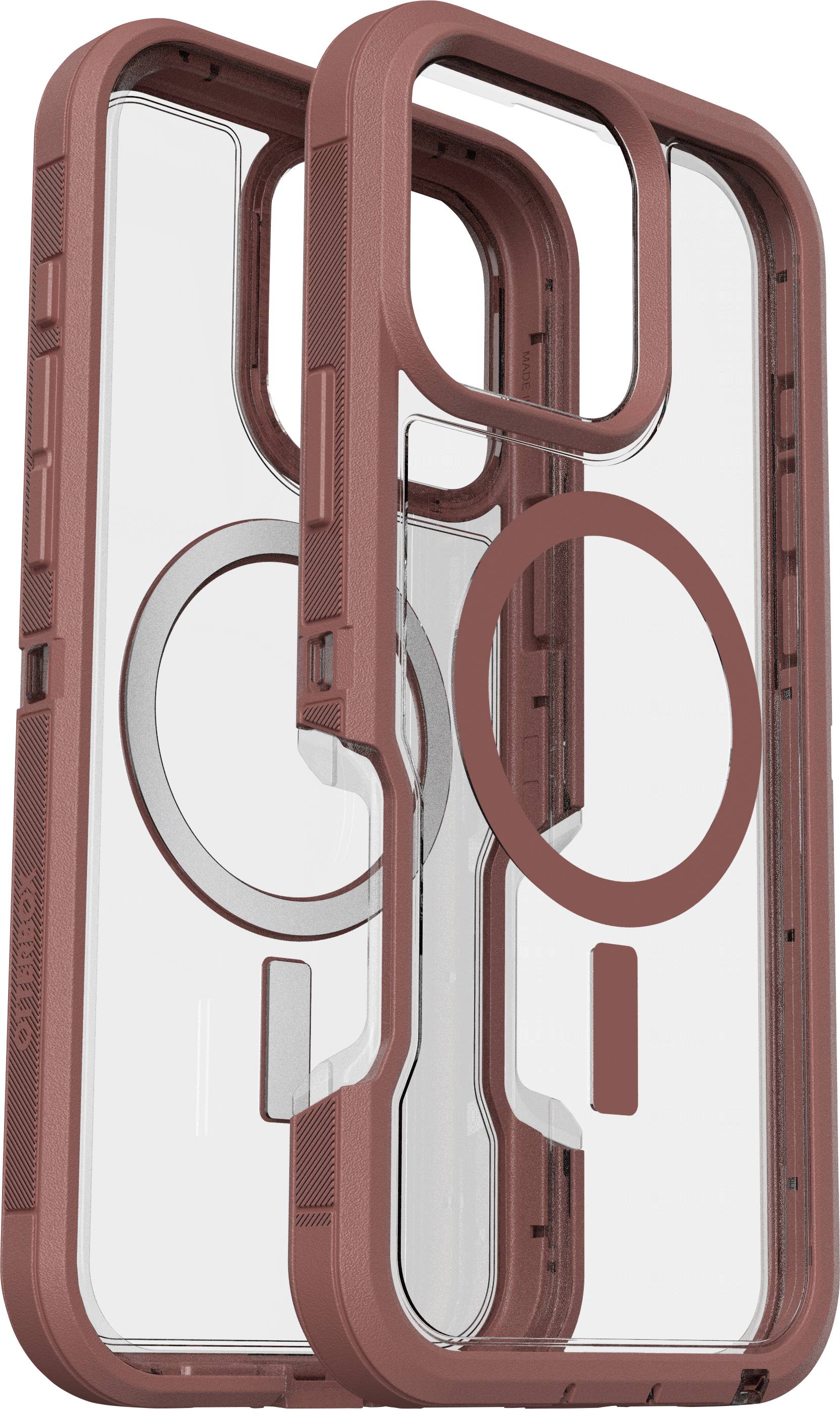 Otterbox Defender XT zadní kryt na mobil Apple iPhone 16 Pro Max červená, transparentní Kompatibilní s MagSafe, odolné vůči nárazům 77-96128