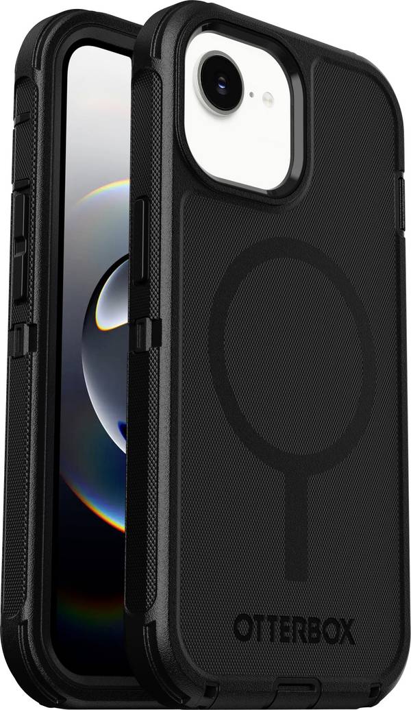 Otterbox Defender zadní kryt na mobil Apple iPhone 17e, iPhone 16e, iPhone 15, iPhone 14, iPhone 13 černá Kompatibilní s MagSafe 77-97673