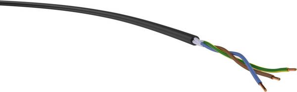 VER H05RN-F 3G0,75 Ri. 50 energetický kabel H05RN-F 3 G 0.75 mm² černá 50 m