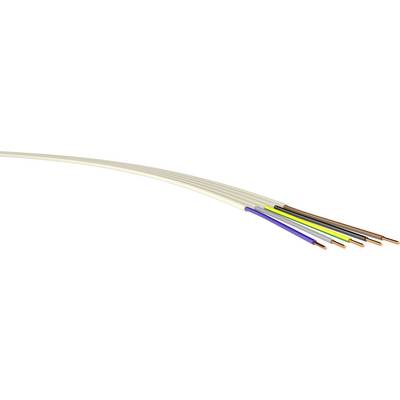 Vícežilový kabel zobrazuje různobarevné vnitřní vodiče. Vhodný pro elektronické projekty nebo kabeláž v budovách.