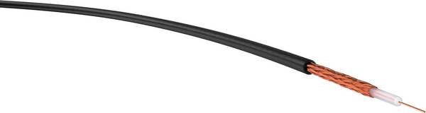 RG, VER RG 58 C/U 50 Ohm Sp.100 koaxiální kabel, vnější Ø: 4.95 mm, černá, 100 m
